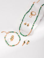 Gilded Ivy Necklace｜Emeralds