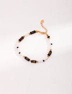 Bamboo Aura Bracelet | Tiger Eye & Black Agate