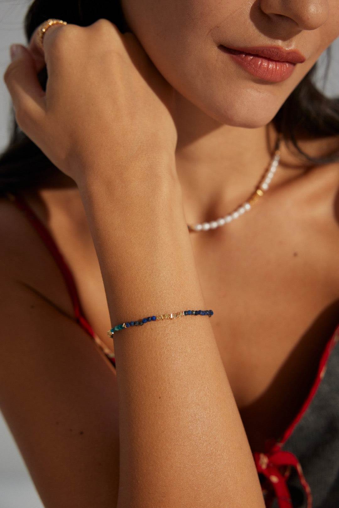 Dancing Tides Bracelet｜Lapis Lazuli