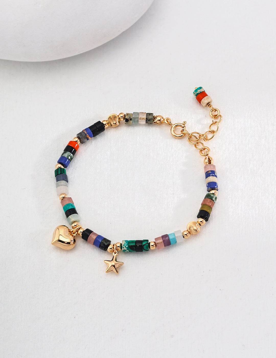 Chakra Magic Bracelet｜Colorful Stones with Charms