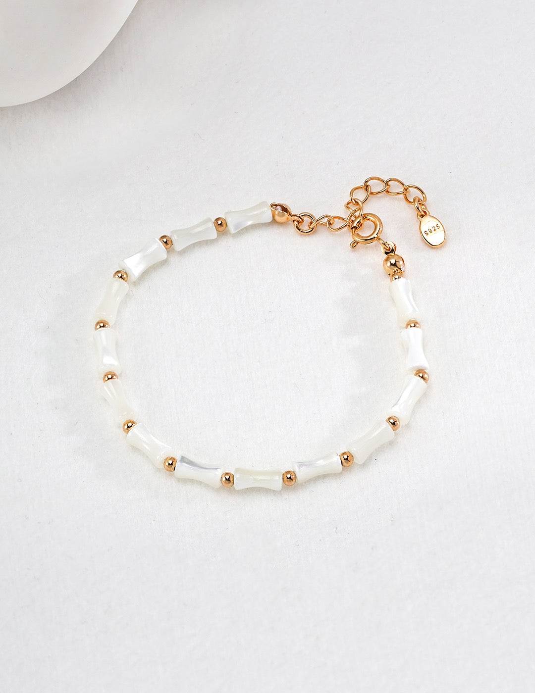 Bamboo Serenity Bracelet | Trochus Shell