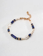 Mystic Ocean Bracelet | Pearl & Lapis
