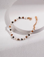 Tiger Guardian Bracelet | Tiger Eye & Black Agate