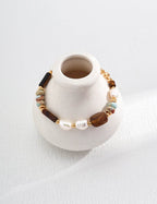 Creekstone Radiance Bracelet｜Tiger Eye & Shoushan Stone