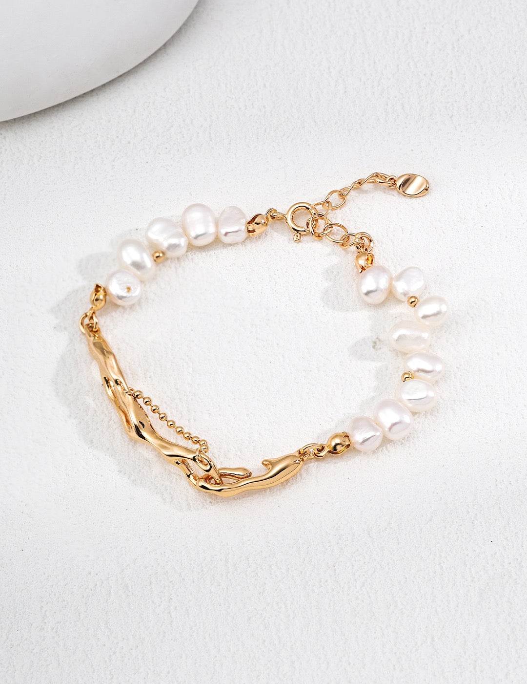 Willow Whisper Bracelet | Natural pearl