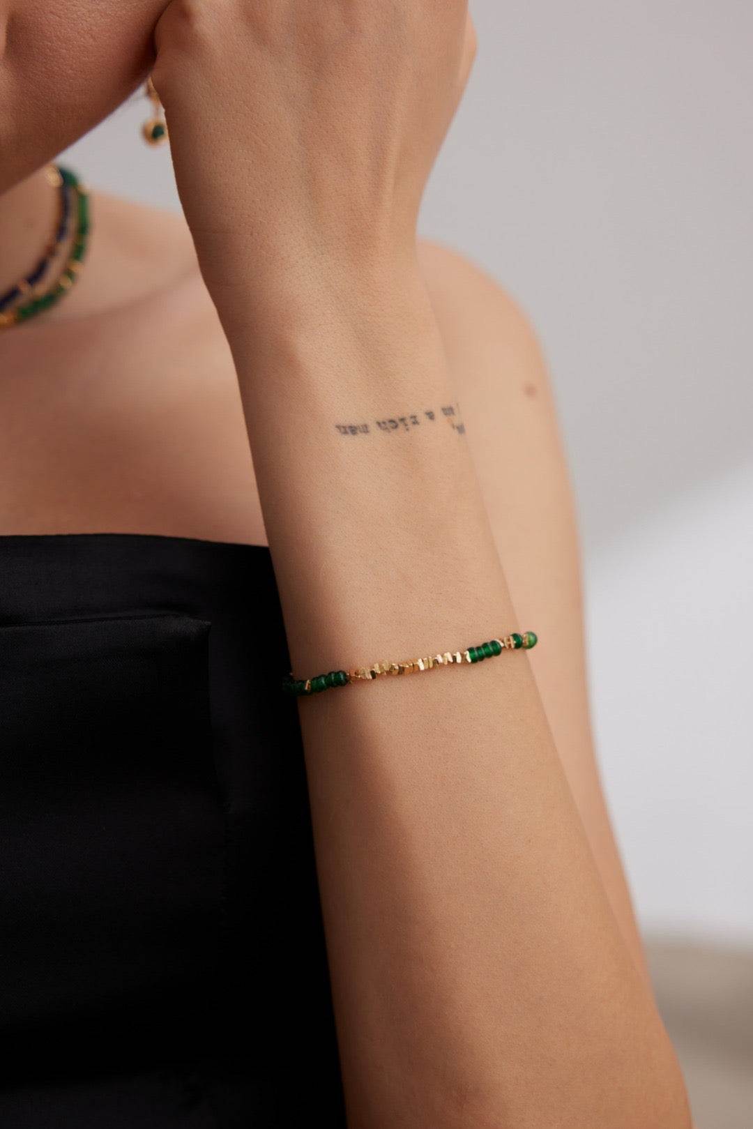 Gilded Ivy Bracelet｜Emeralds