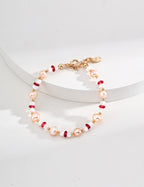Berry Kiss Bracelet ｜Pearl & Ruby