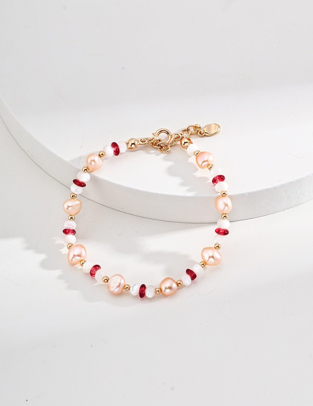 Berry Kiss Bracelet ｜Pearl & Ruby