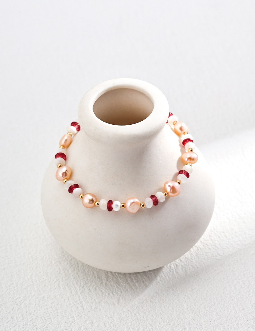 Berry Kiss Bracelet ｜Pearl & Ruby