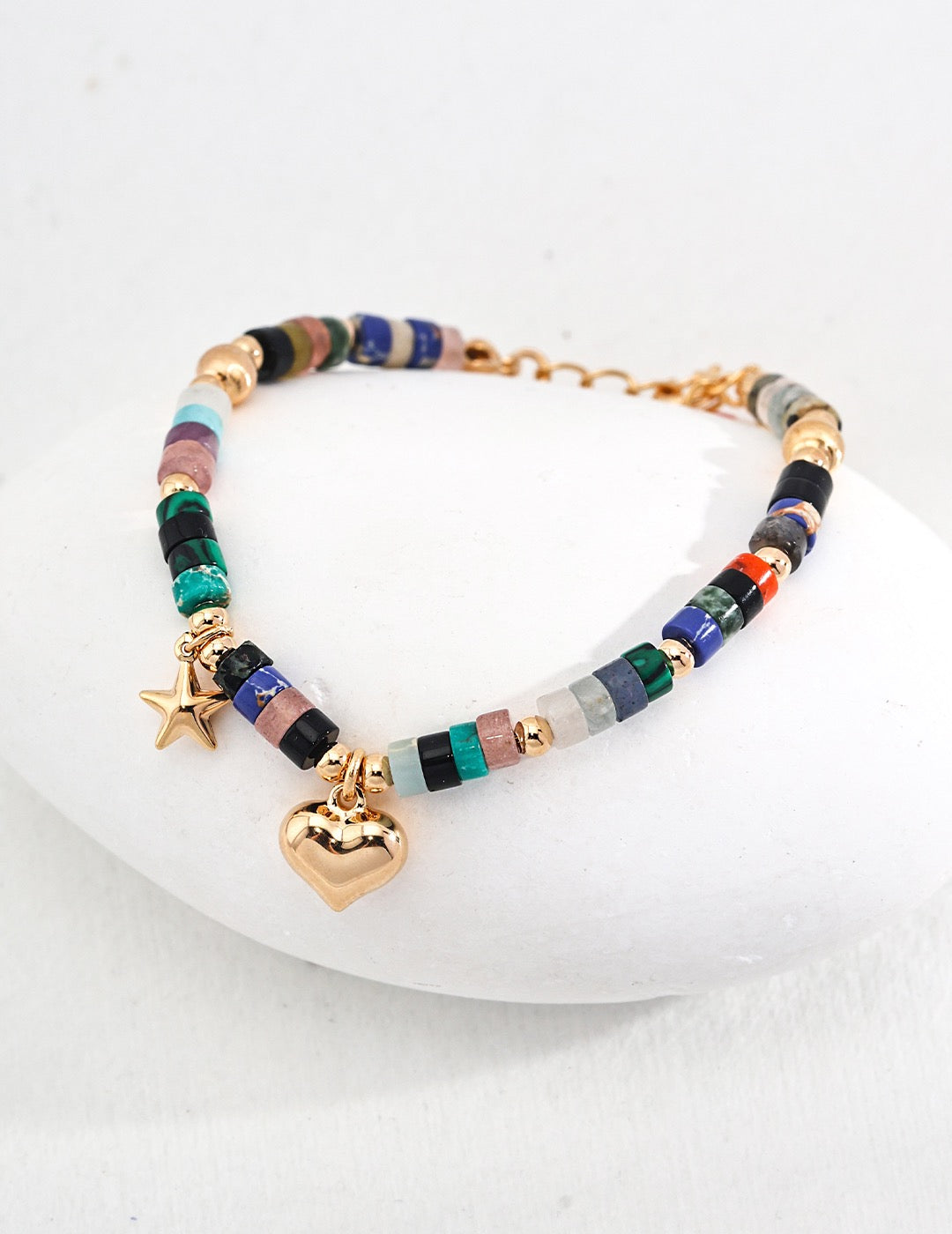 Chakra Magic Bracelet｜Colorful Stones with Charms
