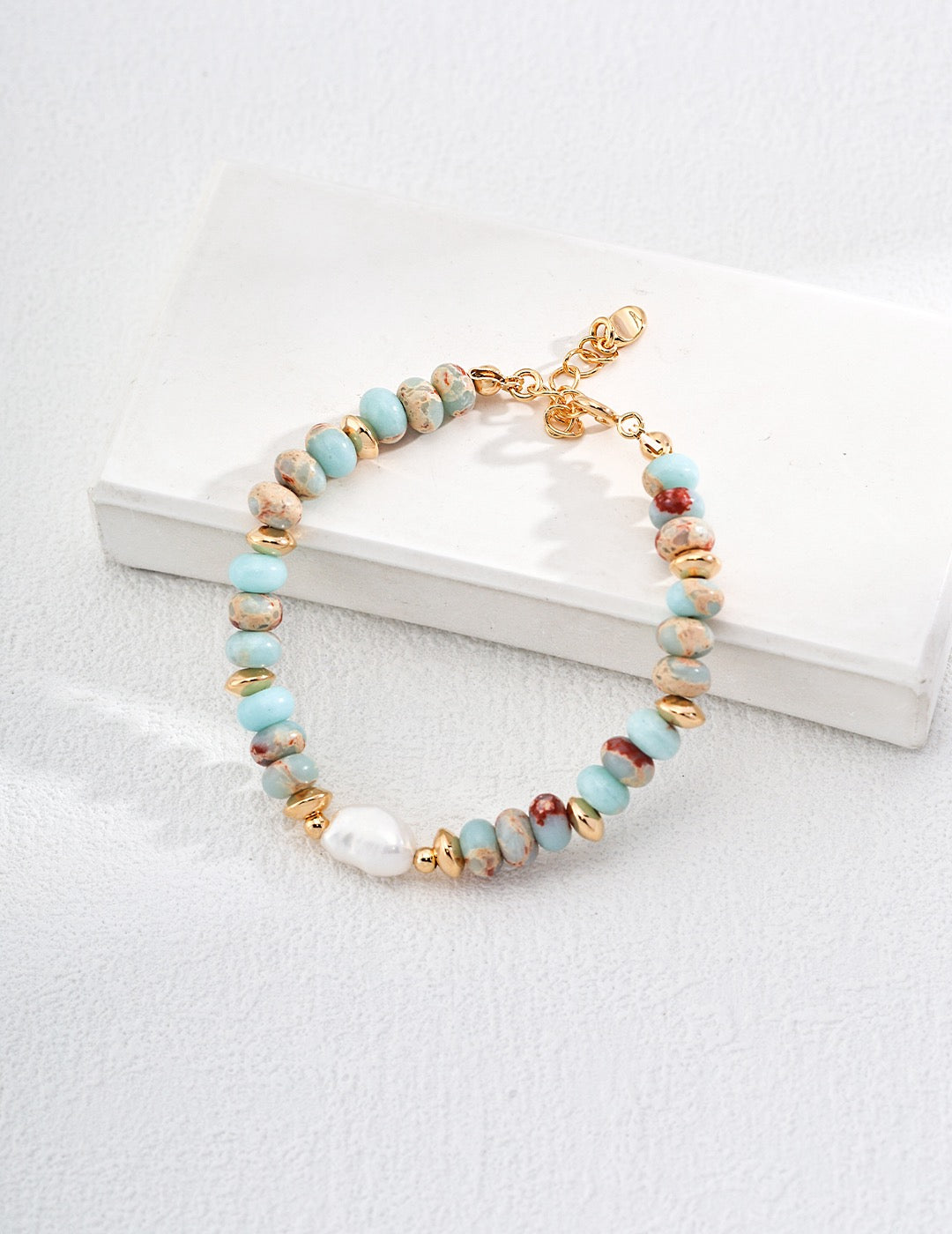 Ocean Energy Bracelet | Natural Shoushan Stones