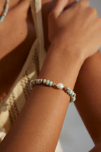Ocean Energy Bracelet | Natural Shoushan Stones
