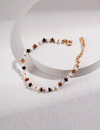 Tiger Guardian Bracelet | Tiger Eye & Black Agate