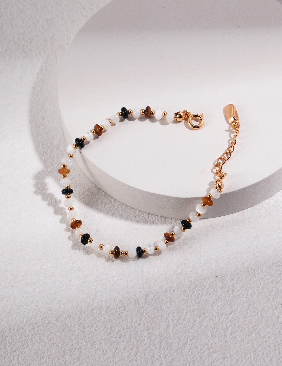 Tiger Guardian Bracelet | Tiger Eye & Black Agate