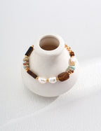 Creekstone Radiance Bracelet｜Tiger Eye & Shoushan Stone