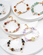 Wisdom Flow Bracelet | Yellow Crystal & Amethyst