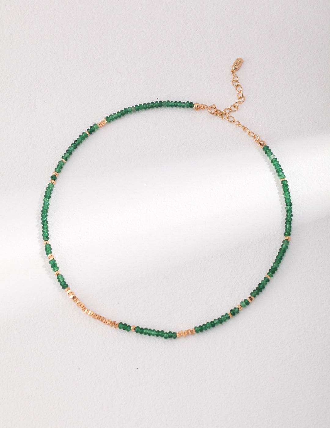 Gilded Ivy Necklace｜Emeralds