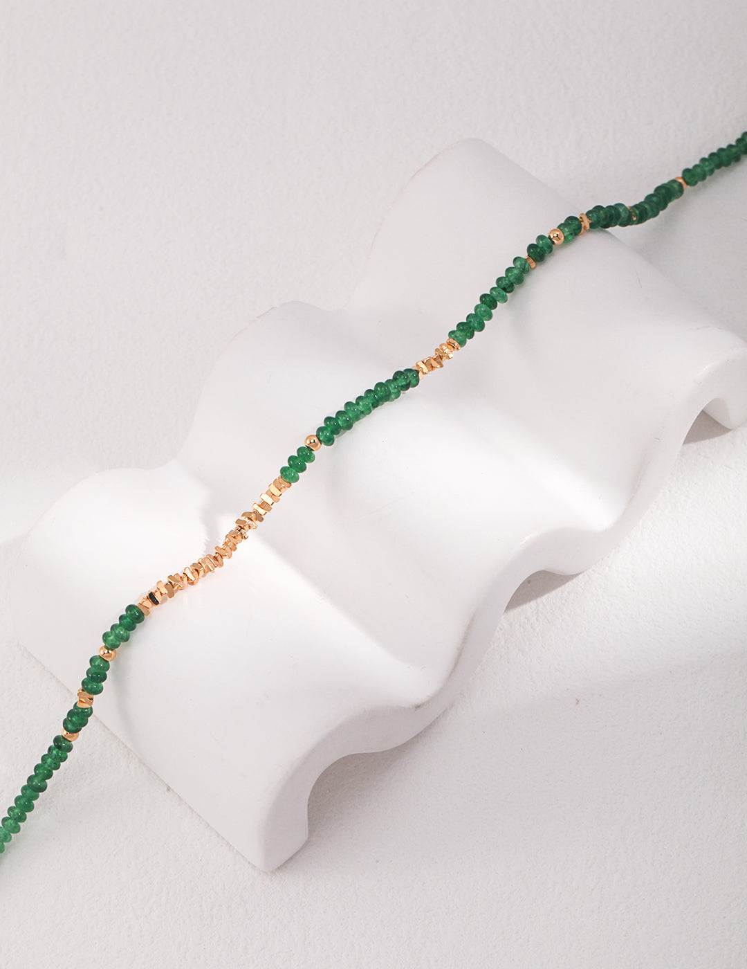 Gilded Ivy Necklace｜Emeralds
