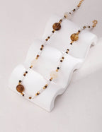 Desert Glow Necklace | Tiger Eye & Shell