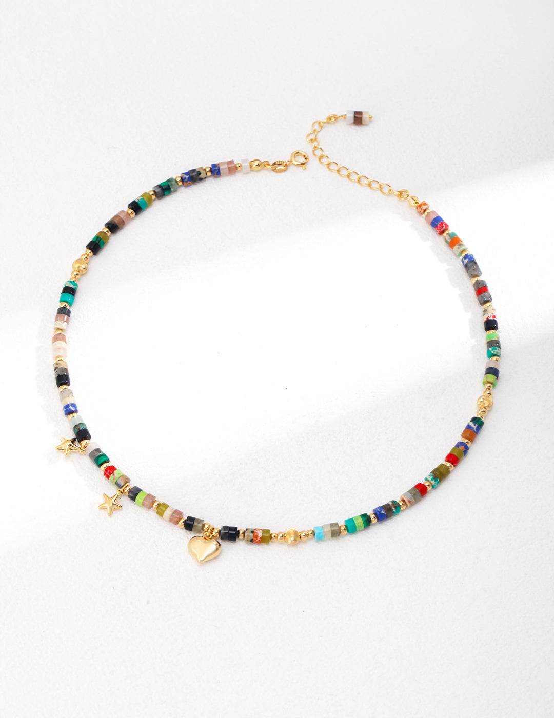 Chakra Magic Necklace | Colorful Stones with Charms
