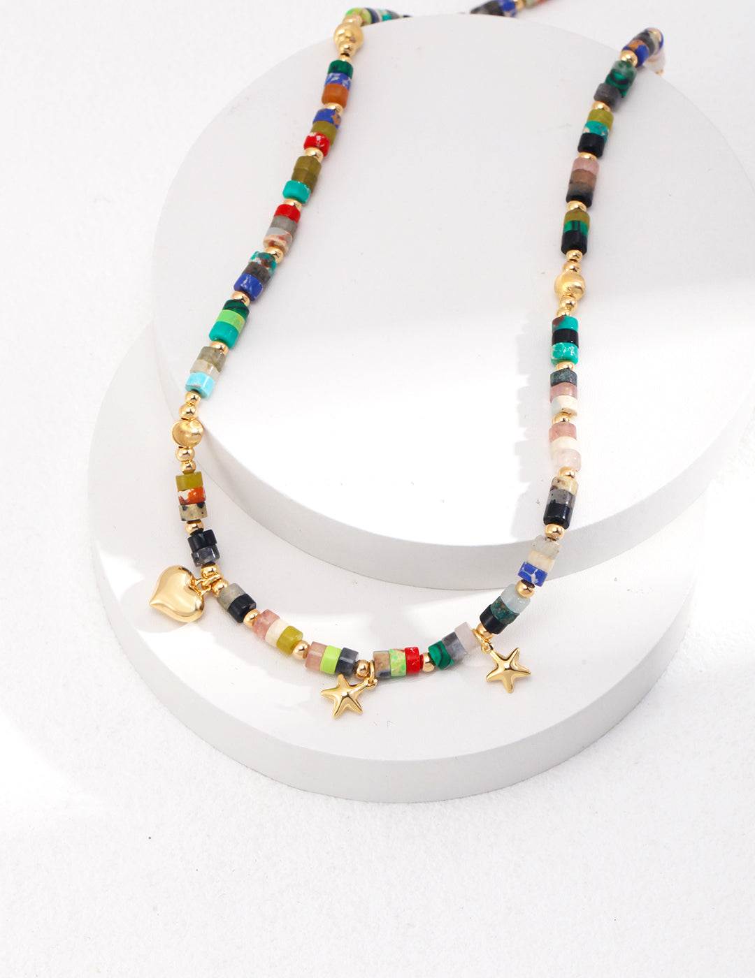 Chakra Magic Necklace | Colorful Stones with Charms
