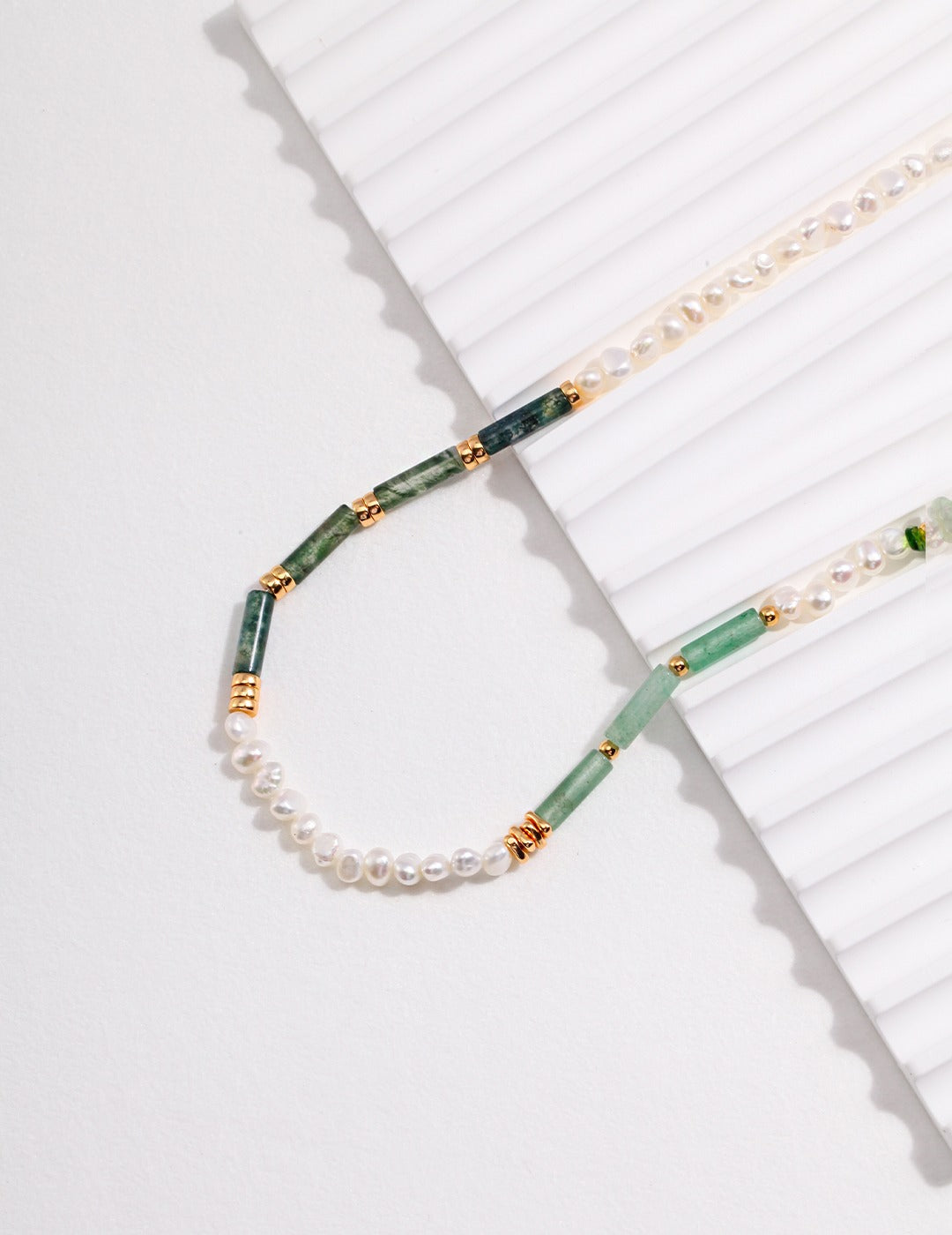 Forest Spirit Necklace| Pearl & Agate