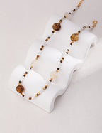 Desert Glow Necklace | Tiger Eye & Shell