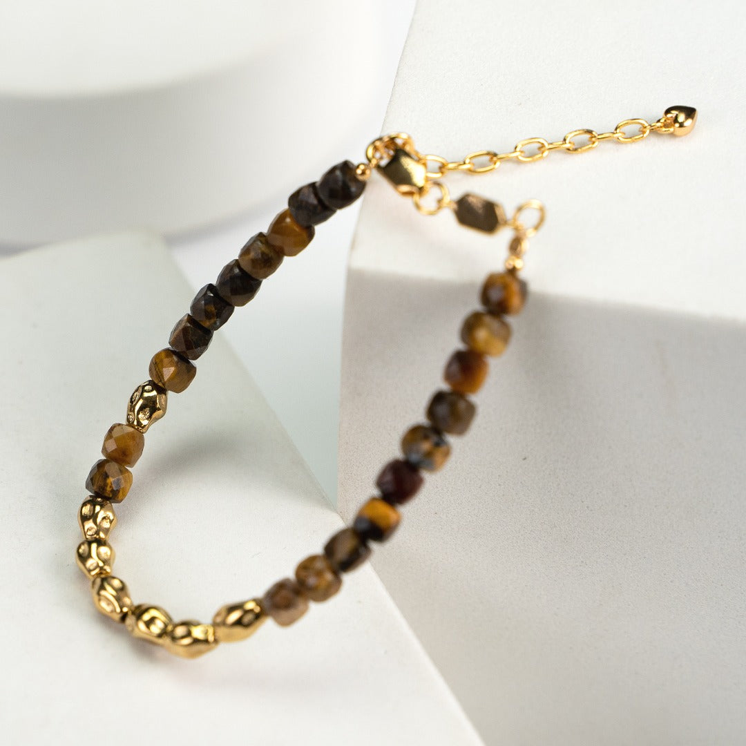Sunset Caramel Bracelet｜Tiger Eye
