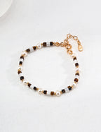 Autumn Glow Bracelet | Pearl & Tiger Eye
