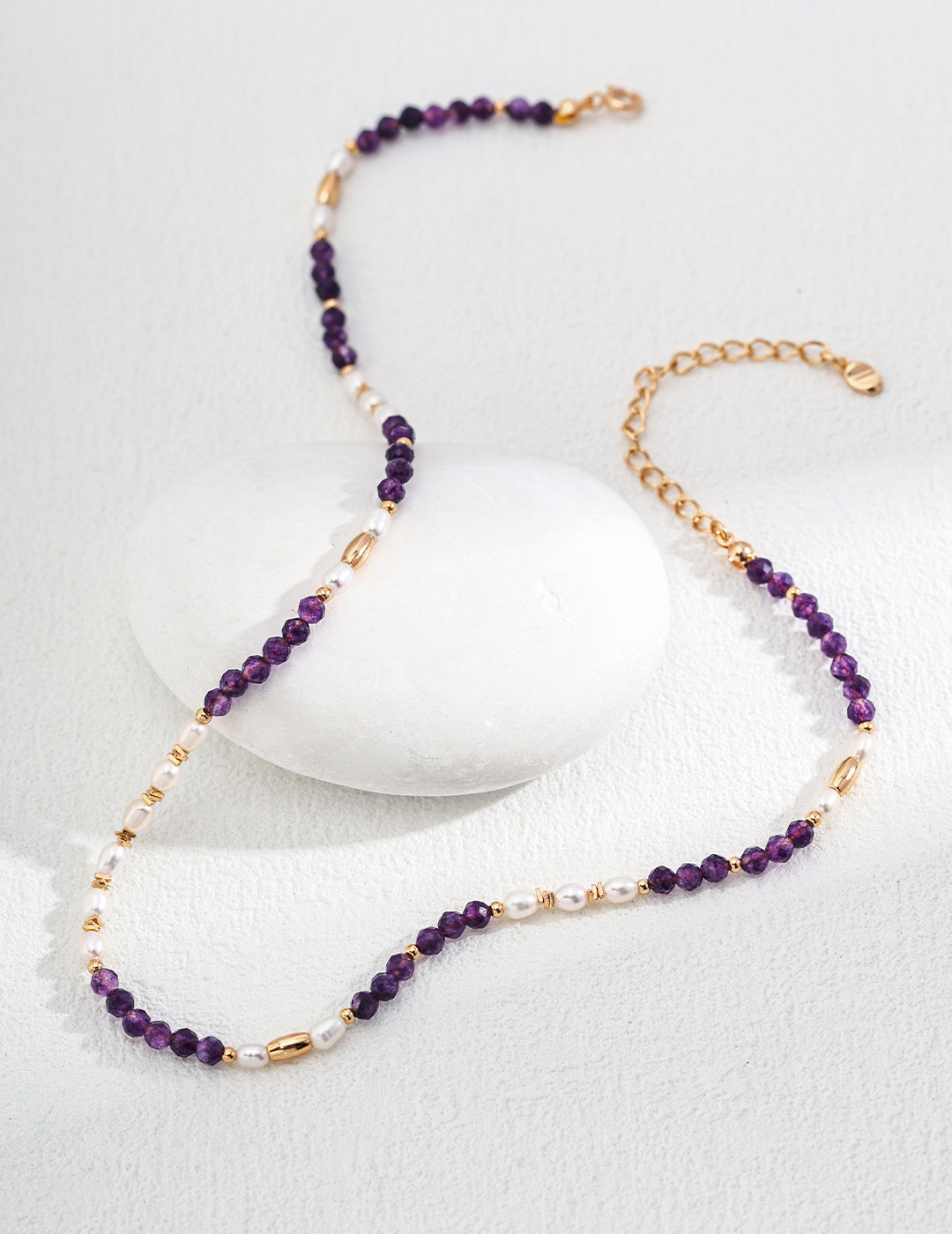 Amethyst Grace Necklace | Pearl & Amethyst